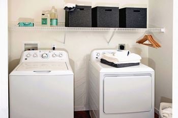 In home full size washer and dryer